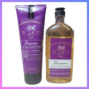 PASSION BODY WASH & BODY CREAM SET BY BATH & BODY WORKS